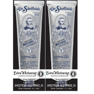 dr sheffield's toothpaste extra whitening review